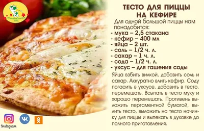 Очень вкусная пицца на кефире!🍕 | Вкусные и простые рецепты с Кочетковой  Наталией | Дзен