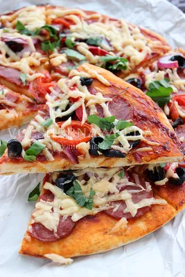 Тесто для пиццы на кефире - пошаговый рецепт с 10 фото - 2D-Recept