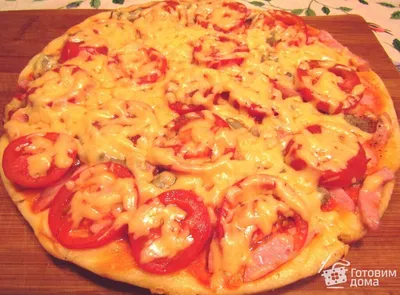 Пицца на сковороде пошаговый рецепт с фото