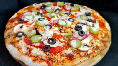 Пицца с салями, пошаговый рецепт с фото