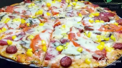 Пицца на сковороде без майонеза + соус - пошаговый рецепт с фото на Готовим  дома