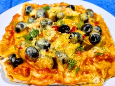 Пицца из лаваша - пошаговый рецепт с фото на Готовим дома