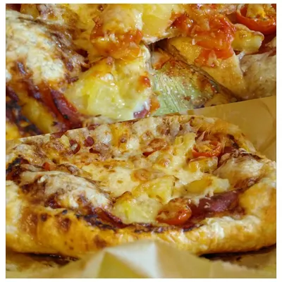 Пицца с ветчиной, кукурузой и ананасами рецепт – Итальянская кухня: Паста и  пицца. «Еда»