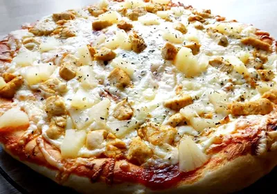 Пицца \"Гавайская\" - пошаговый рецепт с фото на Готовим дома