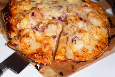 Пицца с ананасами» — создано в Шедевруме