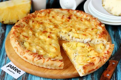 Пицца с ананасами и колбасой - рецепт с фото на Повар.ру