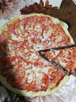 Пицца с копченой колбасой - рецепт с фото на Повар.ру