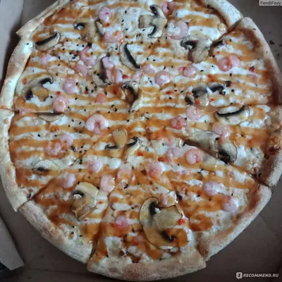 Пицца с креветками рецепт с фото фотографии