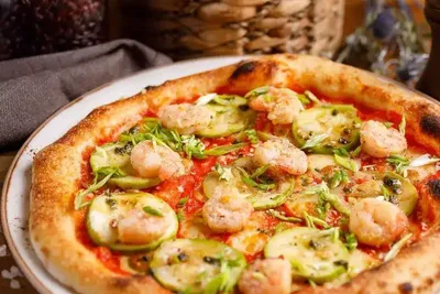 Пицца Додо Креветки по-азиатски - «Самая мерзкая пицца 🍕👎⛔ » | отзывы