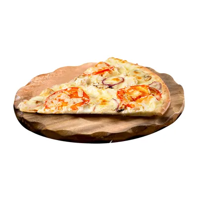 Пицца с курицей и грибами» - рецепт автора Альбина Сорокина