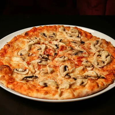 Пицца с Курицей и грибами заказать с доставкой на дом в Черкесске — цены на  доставку пиццы