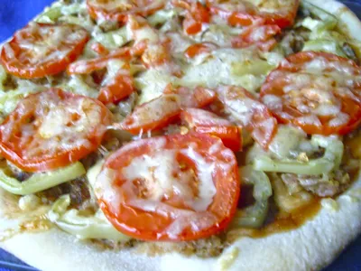 Пицца с мясным фаршем фото рецепт фотографии