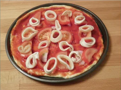 Домашняя пицца с морепродуктами в духовке рецепт с фото пошагово - 1000.menu