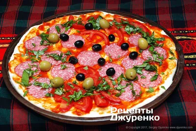 Оригинальная пицца с морепродуктами