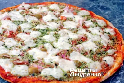 Итальянская пицца с сыром моцарелла рецепт – Итальянская кухня: Паста и  пицца. «Еда»