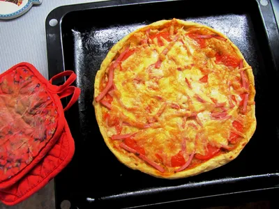 Пицца с плавленым сыром рецепт – Итальянская кухня: Паста и пицца. «Еда»