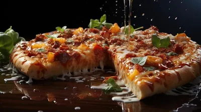 Пицца домашняя с плавленым сыром и зеленью - рецепт автора Маргарита✈