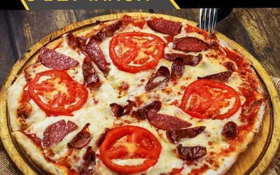 Пицца с сыром фету - рецепт автора DINA