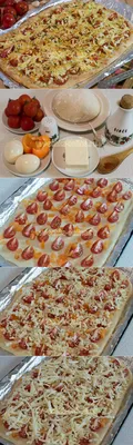 Ленивая пицца на лаваше 2 сыра – рецепт | FoodOboz