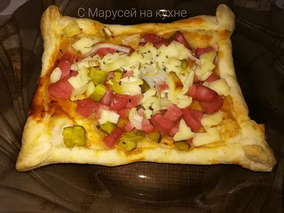 Готовим пиццу с плавленым сырком
