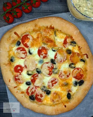 Пицца с сырным бортиком - рецепт автора Любовь Попова