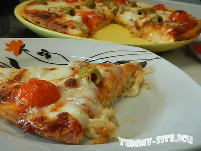 Улётная пицца на сковороде – кулинарный рецепт