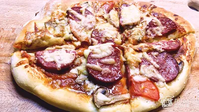 Пицца на сковороде за 10 минут - пошаговый рецепт с фото на Готовим дома