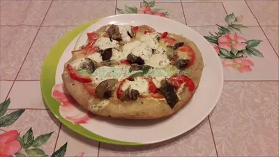 Необычная пицца – кулинарный рецепт