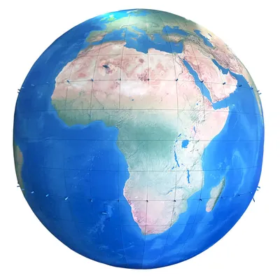 планета Земля. Европа и Африка Иллюстрация штока - иллюстрации  насчитывающей физическо, океан: 261915304