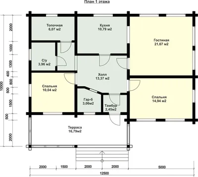 Проект дома с мансардным этажом 10 на 12 В-06 из пеноблоков по низкой цене  с фото, планировками и чертежами
