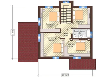 Актуальные идеи дизайна интерьера второго этажа частного загородного дома:  лучшее от IVD.ru | ivd.ru