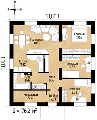 Проекты двухэтажных домов - Планы, Интерьеры, 3D виды, Фото, чертежи и  планировки коттеджей в 2 этажа