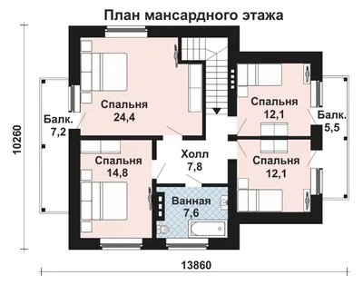 Второй этаж частного дома. Ремонт и дизайн.