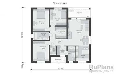 Планировки домов - Выбрать планировку комнат в доме