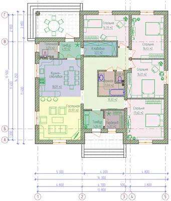 Готовый проект дома 10*10 | Цены в 2024 Калининград