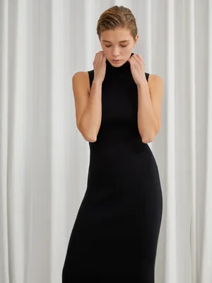 Платье без рукавов, черный цвет, арт. 171070315-167 купить в  интернет-магазине CHARUEL