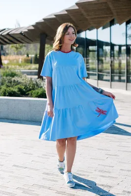 Купить хлопковое летнее платье шитье в пол с юбкой ярусами Украина ✿  Интернет магазин Sarah Berlin