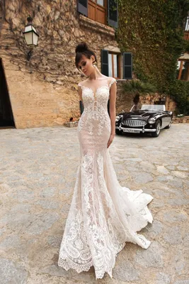 Купить свадебное платье «Амбре» Сонеста из коллекции 2022 года в салоне  «Мэри Трюфель» в Москве