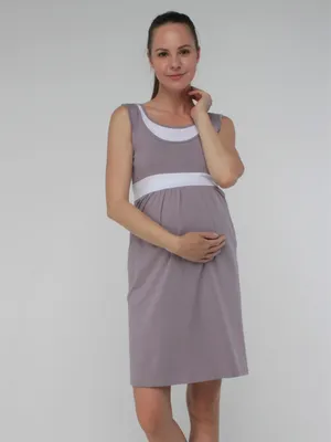 Платье для беременных и кормления To be 1461704 кремовый ☛ Купить Платья,  сарафаны To be недорого