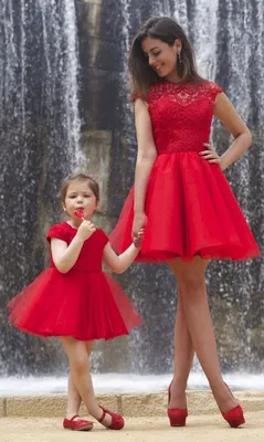 Платья для мамы и дочки одинаковые фото фотографии