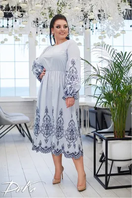 Платье из батиста с вышивкой 50-56 р-р, производитель Одесса, женская  одежда оптом в интернет-магазине citymoda.com.ua