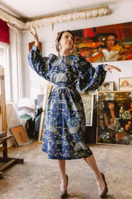 Платье — хлопок (батист) - Мастерская готового платья Tverskaya IV