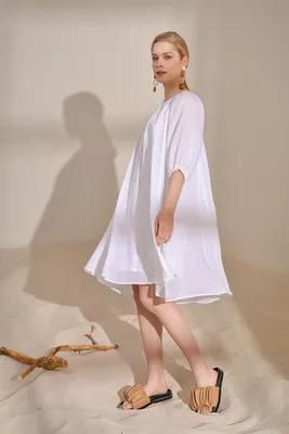 Голубое платье «Swan» из батиста купить в интернет-магазине 2mimor