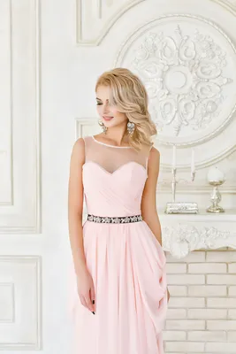 Вечернее платье, расшитое бисером, жемчугом в интернет-магазине Valentina  Gladun.
