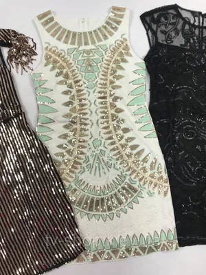 Платье Клеопатра Расшито Бисером,пайетками (белое,синее) — Купить на  BIGL.UA ᐉ Удобная Доставка (1825062593)