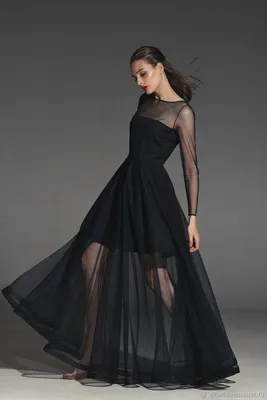 Evening dress | Купить Платье сетка черное прозрачное - платье на вечер,  вечернее платье, платье на выпускной, выпускница | Платья, Вечерние платья,  Модные платья