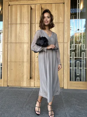 Платье Shimmer из шелка (Салатовый) купить в интернет-магазине 12 STOREEZ —  Платья