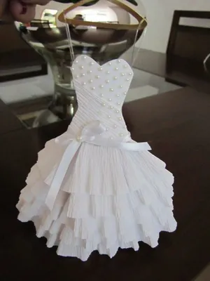 Платье из бумаги своими руками: фото идеи как сделать бумажное красивое  платье-оригами для девочки на конкурс из гофрированной, крафтовой бумаги
