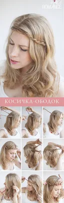 Схемы плетения кос: 50 пошаговых фото и видео уроков | Headband hairstyles,  Rope braided hairstyle, Braid headband tutorial
