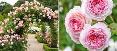Плетистые розы — отличное украшение для фасада дома👍 | Rose garden  landscape, Rose garden design, Beautiful flowers garden